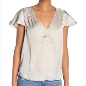 Lucky Brand Cream Blouse
